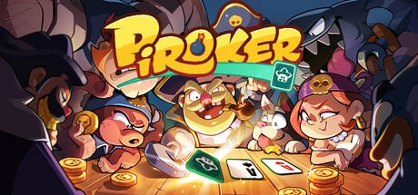 Piroker: demo e playtest steam, italiano e requisiti pc Piroker su steam, artwork ufficiale con i pirati al tavolo da poker