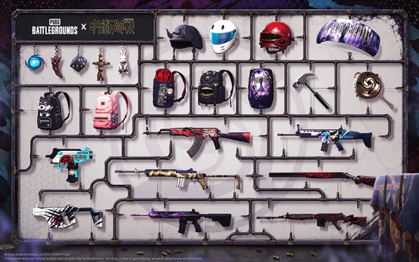 Pubg x jujutsu kaisen skin e contenuti evento