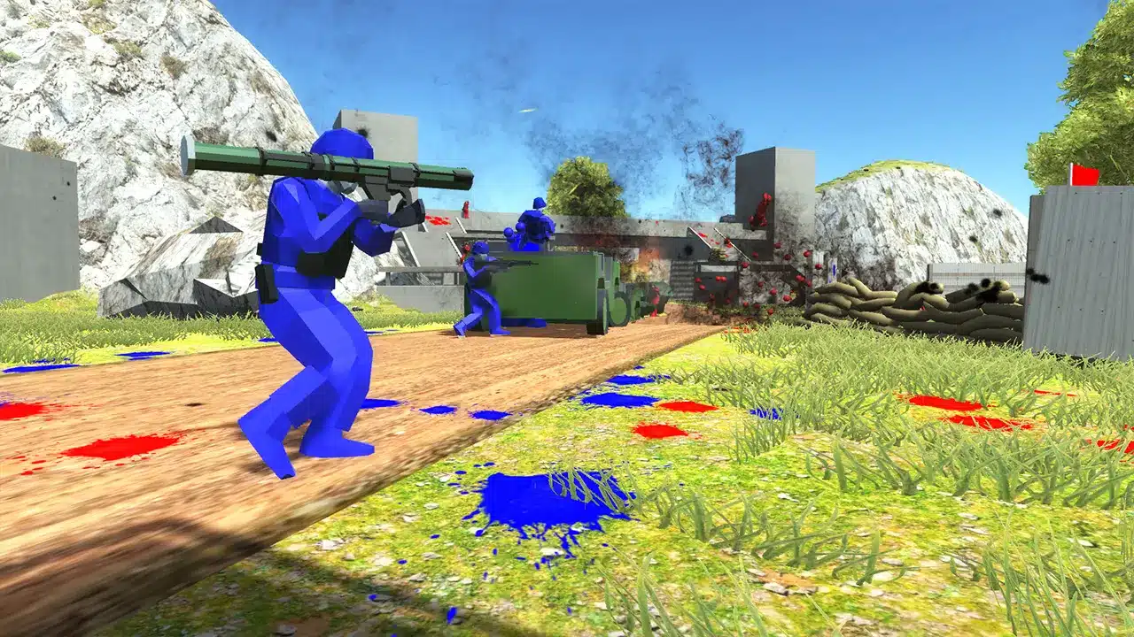 Ravenfield, gameplay su una mappa del gioco