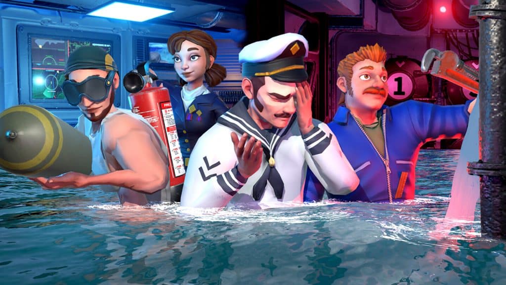 S. O. N. A. R. Submarine operators not actually ready, equipaggio in un sottomarino allagato
