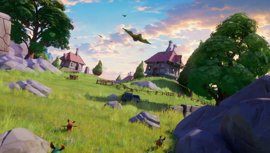Spyro a realm beyond, uno scenario del nuovo gioco di toys for bob