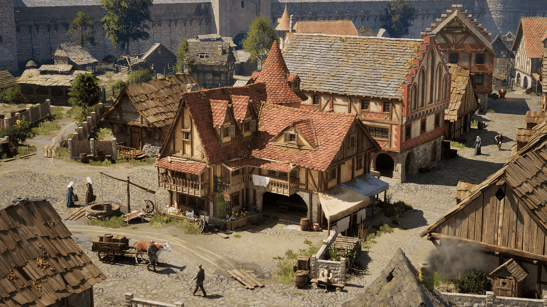 The guild 1 remake europa 1410 città medievale
