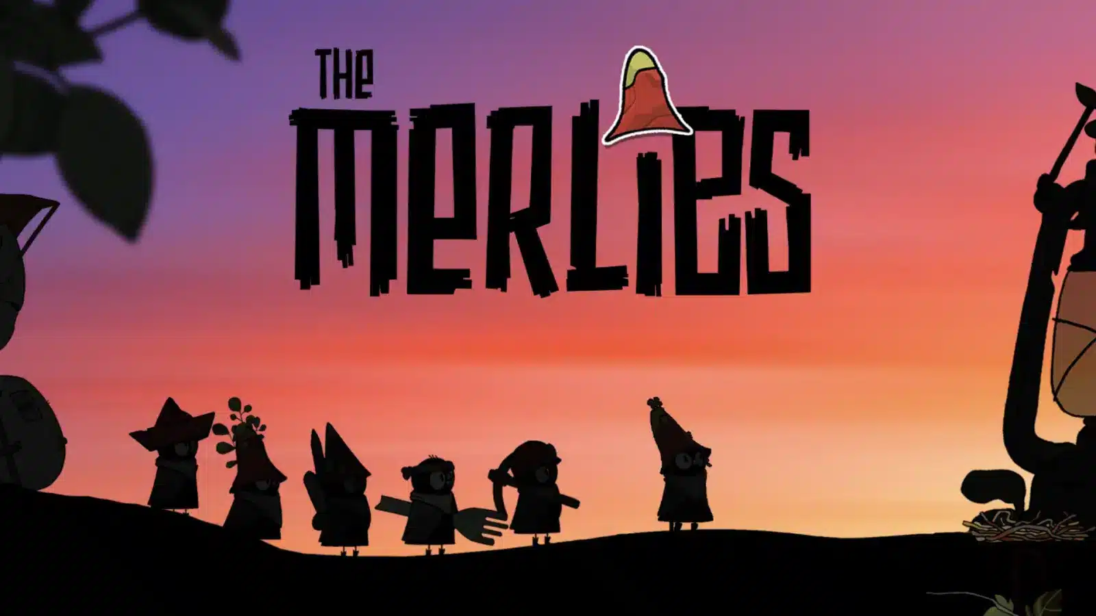 The merlies, key art con la comunità di piccoli uccelli