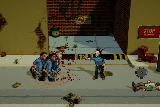 Rick affronta i salvatori in the walking dead streets of survival