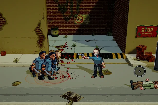 Rick affronta i salvatori in the walking dead streets of survival