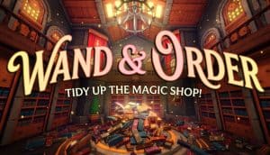 Wand & order tidy up the magic shop