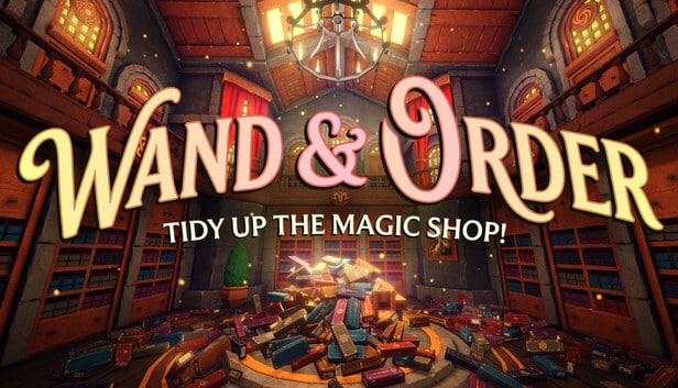 Wand & order tidy up the magic shop