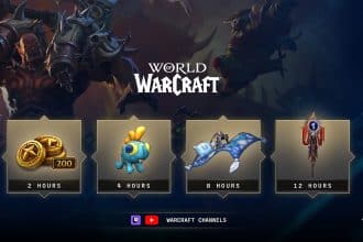 Ricompense twitch drops di world of warcraft per la blizzcon 2026