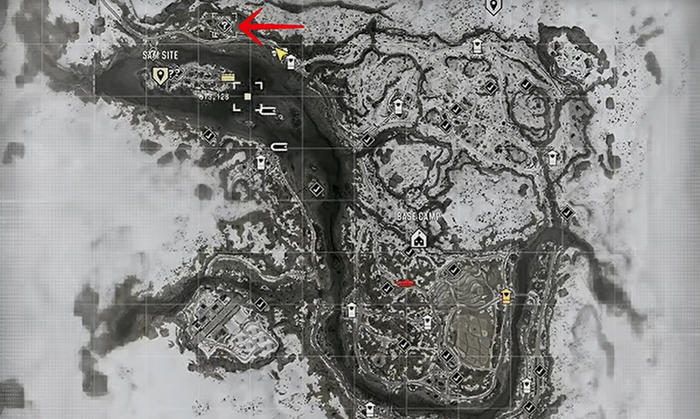 Modern warfare 4 stranded mappa nota 49