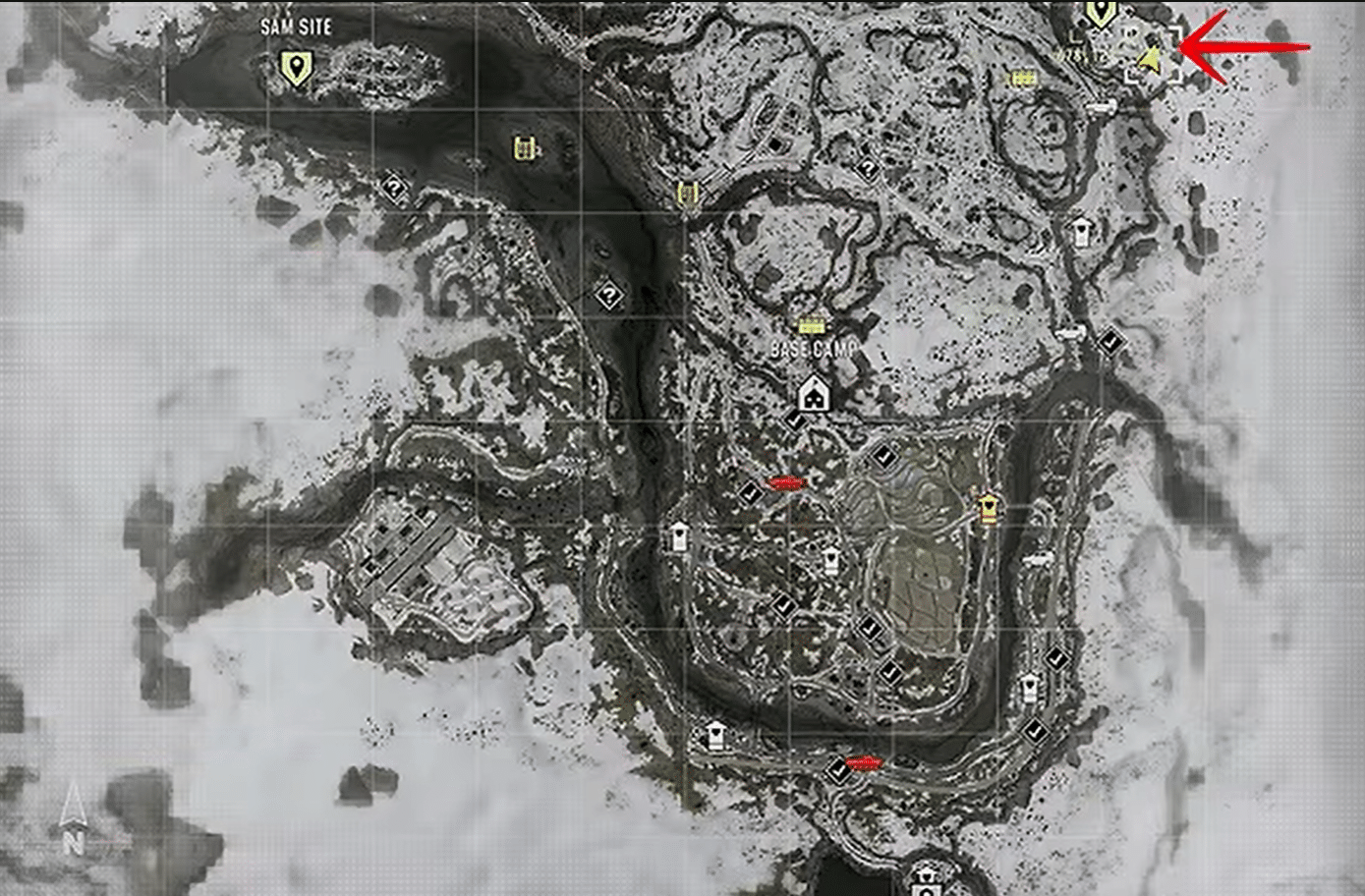 Modern warfare 4 stranded mappa nota 25