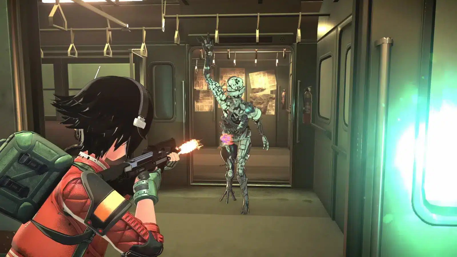 Reona affronta un’anomalia su un treno in anomalith