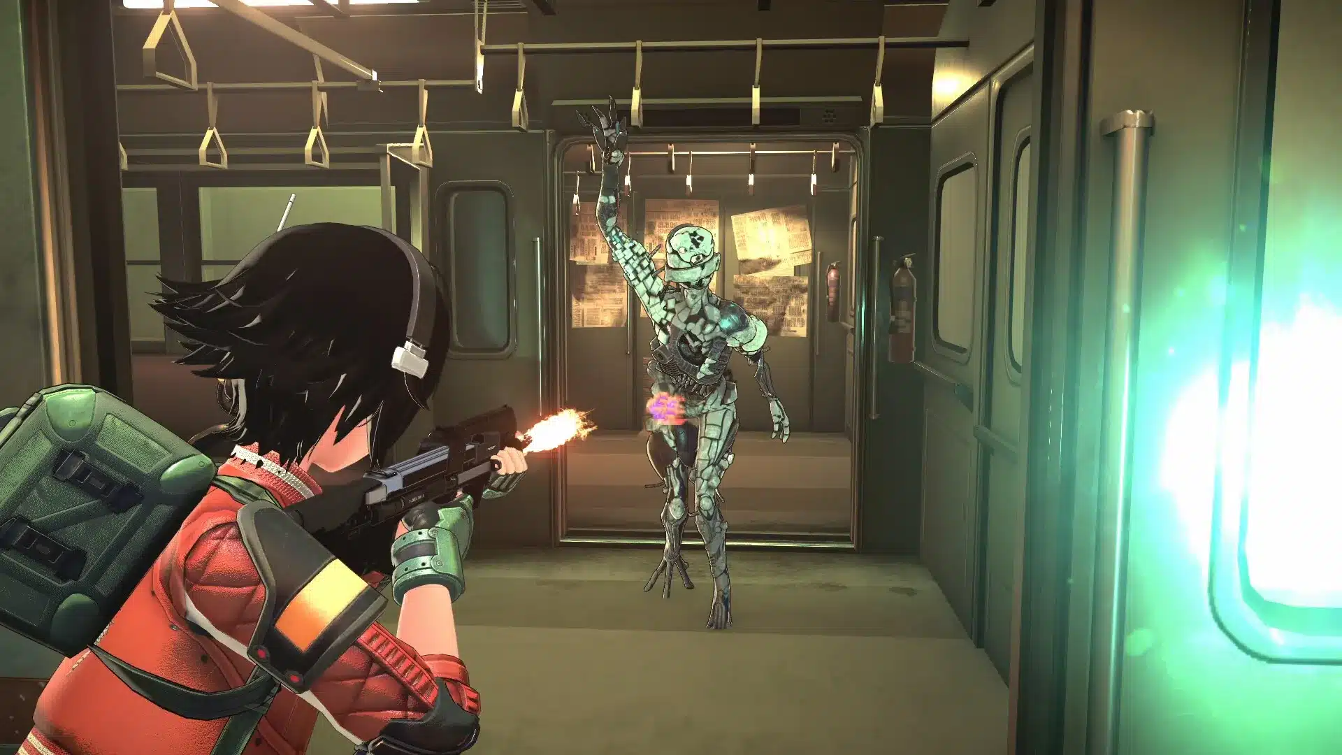 Reona affronta un’anomalia su un treno in anomalith