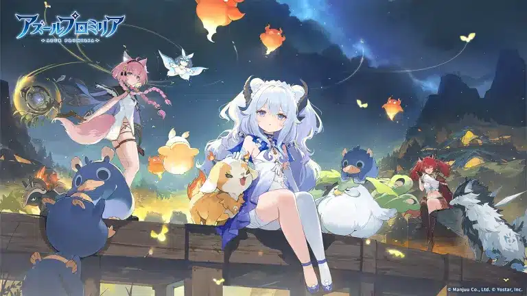 Azur promilia, illustrazione promozionale ufficiale del gioco