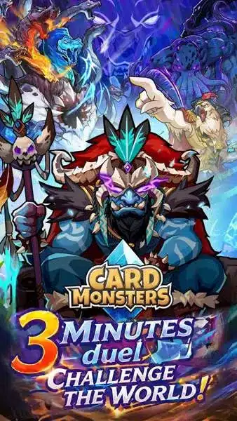 Card monsters su android: download, acquisti e battaglie Card monsters, immagine ufficiale del gioco android