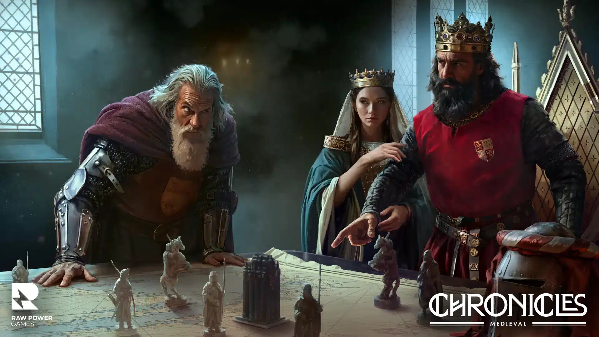 Illustrazione ufficiale di chronicles medieval, il sandbox di raw power games