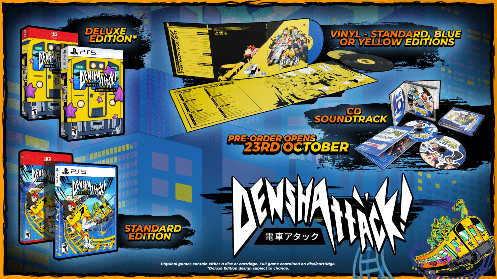 Edizioni fisiche di denshattack per nintendo switch 2 e playstation 5
