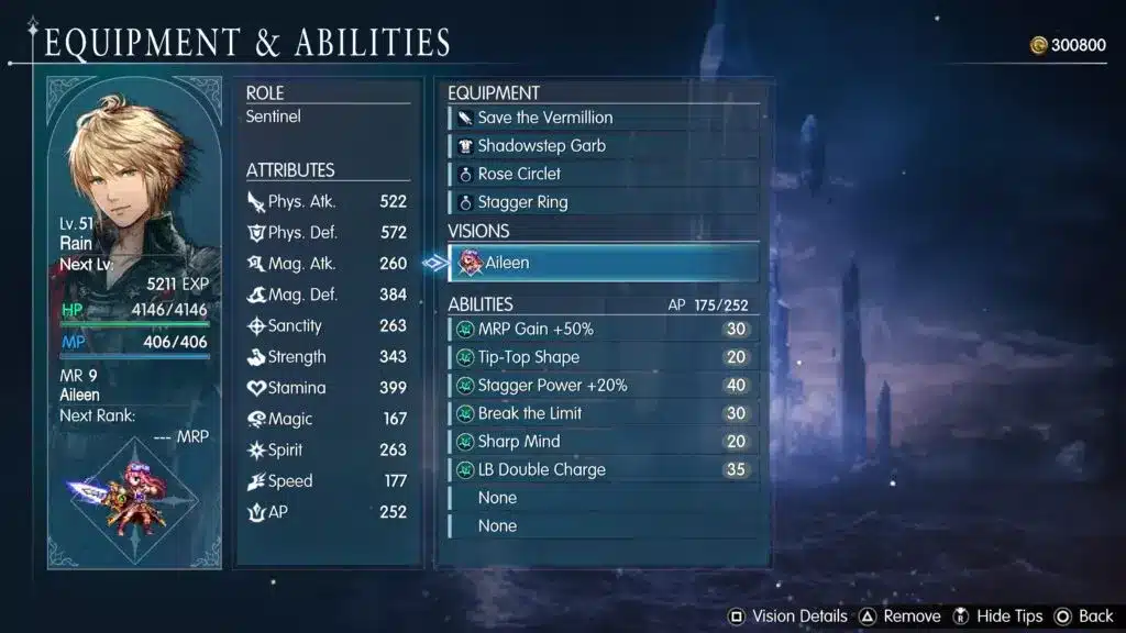 Final fantasy resonance: come usare l'adamantite con aileen Aileen al mastery rank 9 nella schermata equipaggiamento di final fantasy resonance