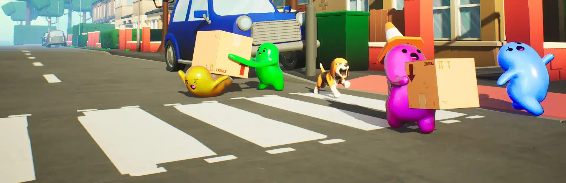 Handle with care! È multiplayer? Co-op, giocatori e italiano Handle with care, scena del gioco cooperativo di consegne