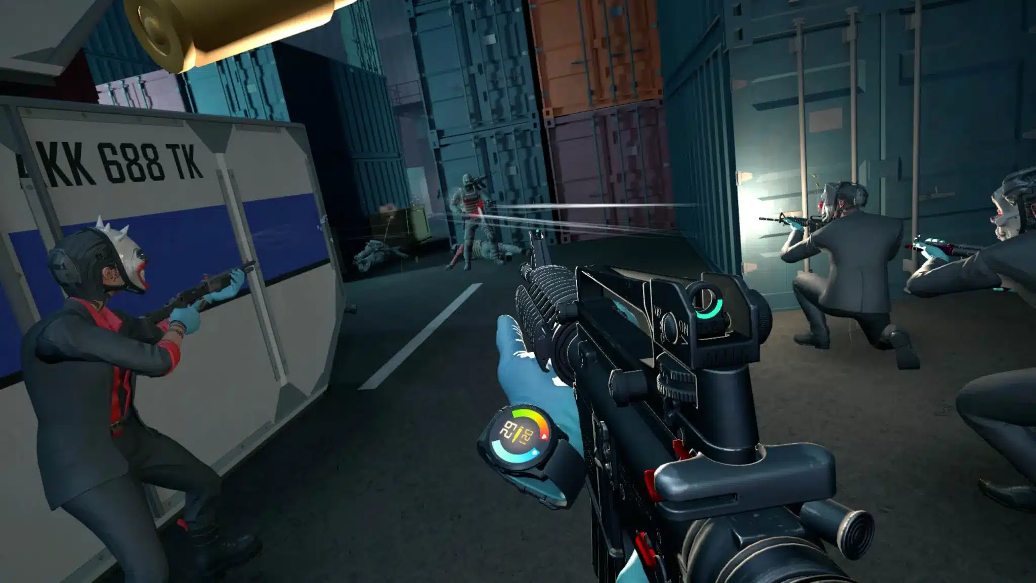 Payday aces high: come provare la demo e quali visori servono Payday aces high, scena ufficiale del gioco cooperativo in vr