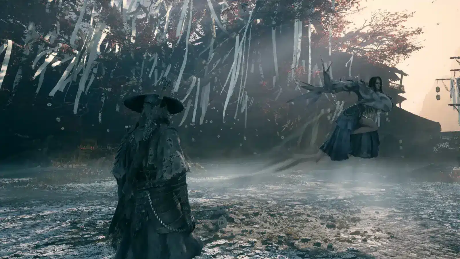 Soul e una nemica in uno screenshot ufficiale di phantom blade zero