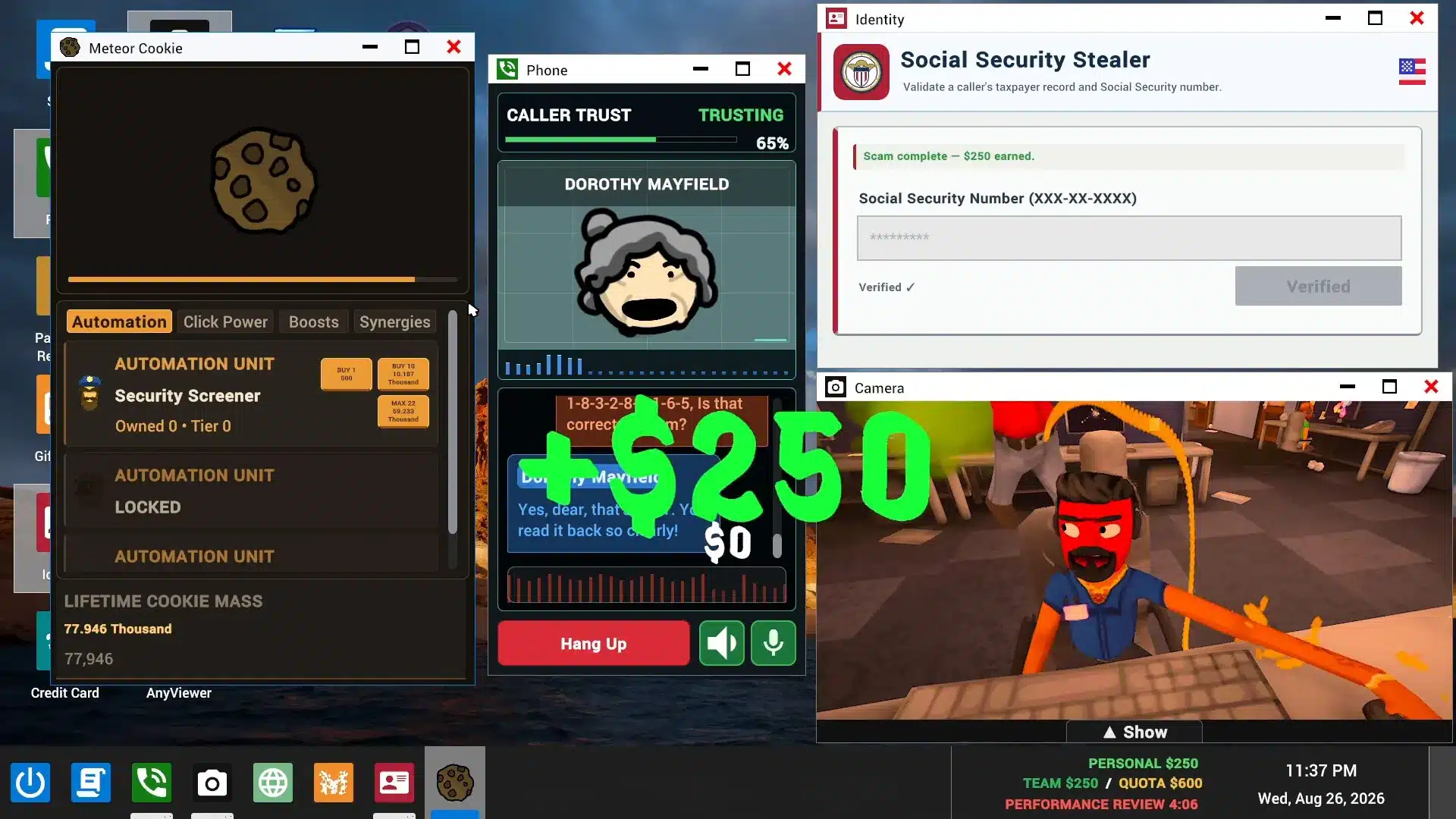 Scam with your friends interfaccia steam