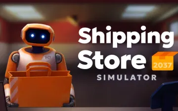 Shipping store simulator 2037 è disponibile su pc: robot, droni e consegne nel futuro