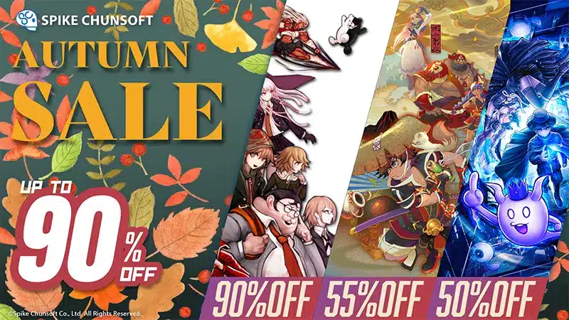 Spike chunsoft autumn sale su steam: sconti fino al 90% fino all'8 ottobre Spike chunsoft autumn sale steam