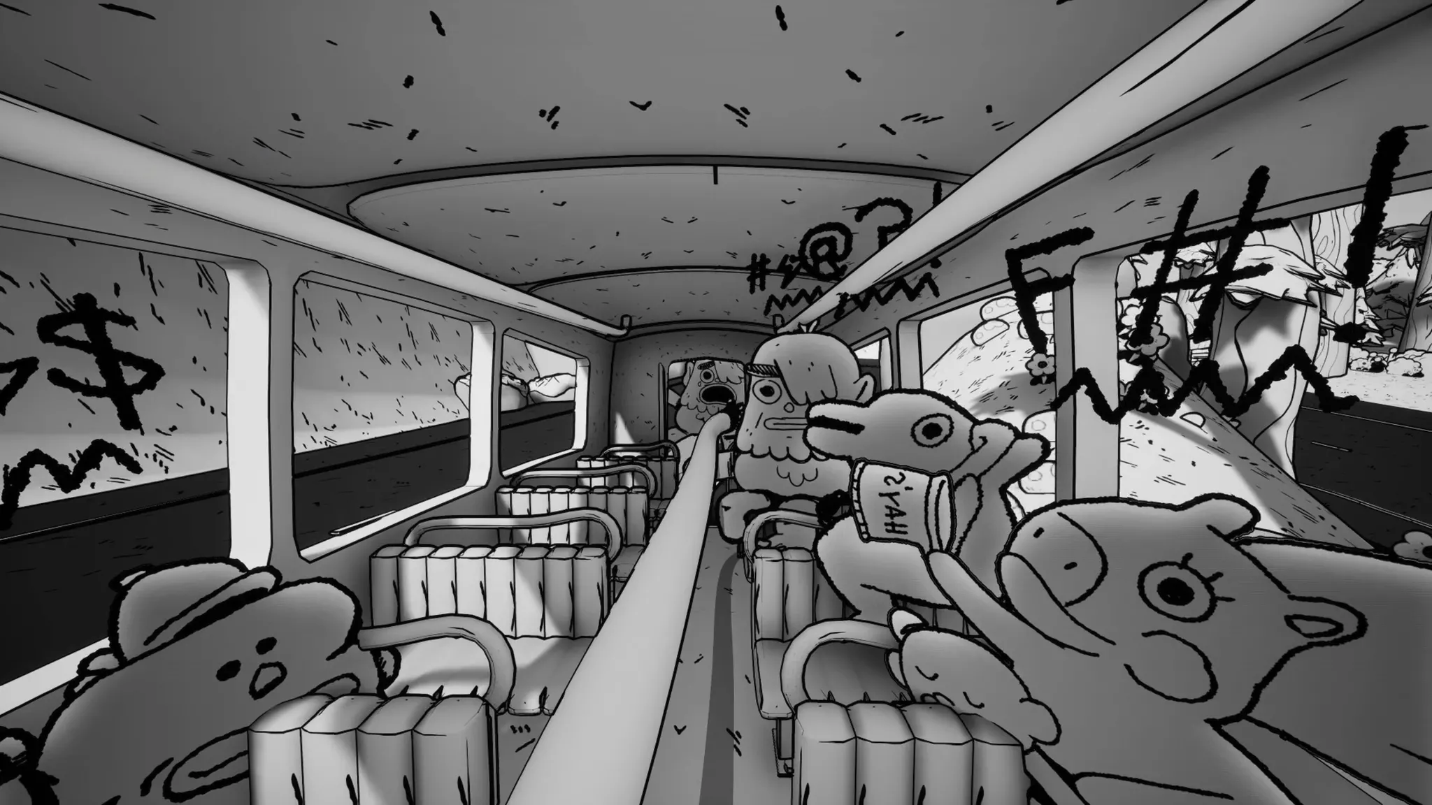 Thank you bus driver: data, italiano, game pass e steam deck Thank you bus driver, passeggeri nel bus in stile cartoon