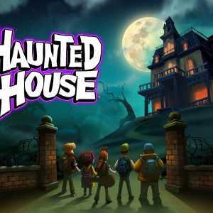 haunted house artwork
