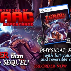 The Binding of Isaac repentace playstation 5 hypergun mcmillen