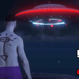 GTA Online tatuaggio UFO