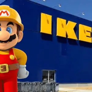 Nintendo Switch super mario ikea