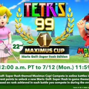 Tetris 99 mario golf super rush